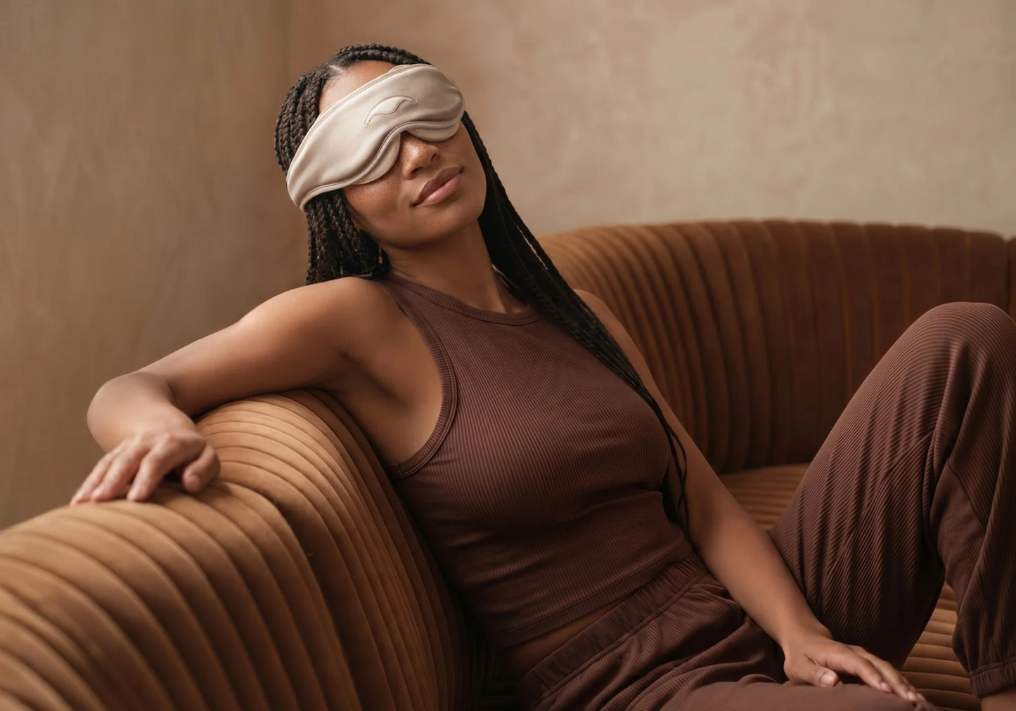 Manta SILK Sleep Mask - Tranquil Taupe