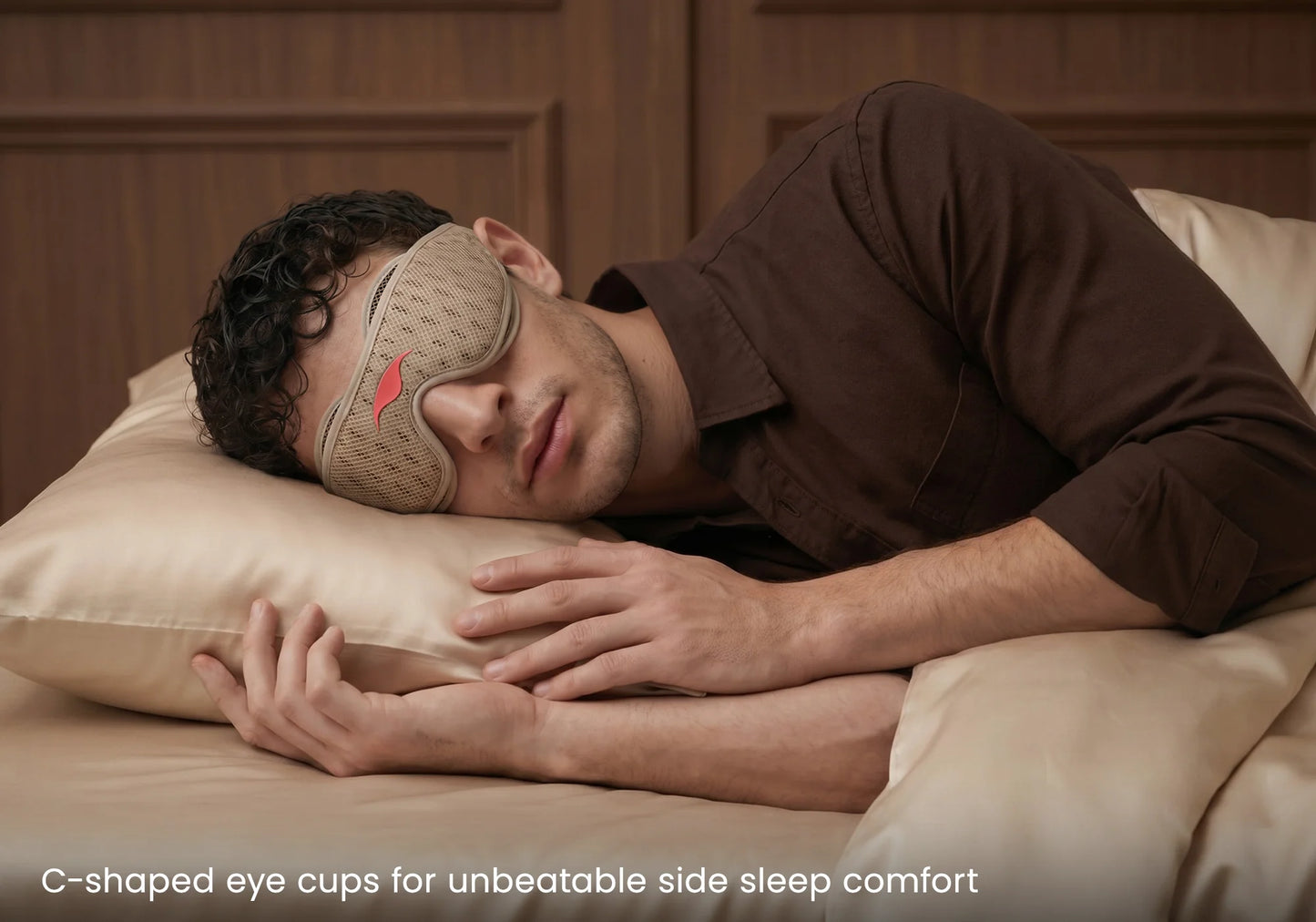 Manta PRO Sleep Mask - Tranquil Taupe