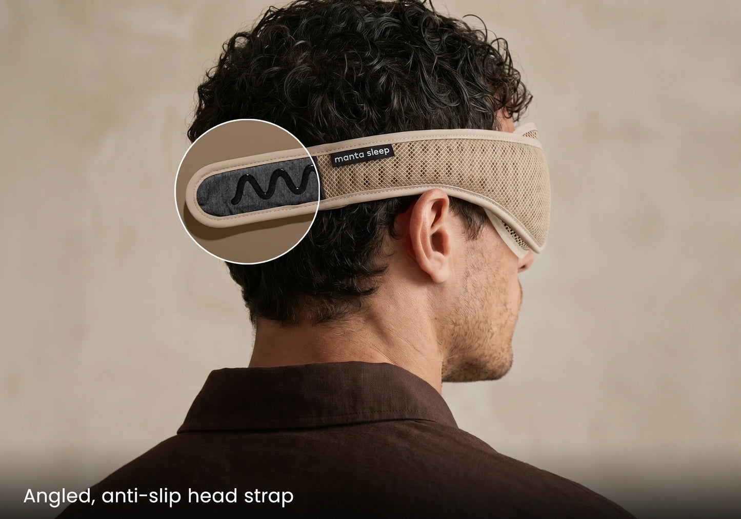 Manta PRO Sleep Mask - Tranquil Taupe