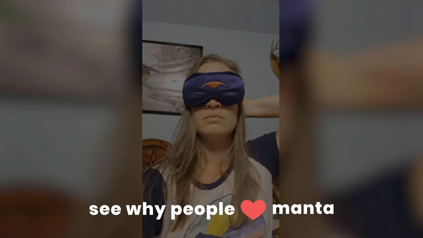 Manta SILK Sleep Mask - 10% Off